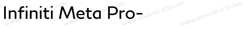 Infiniti Meta Pro字体转换